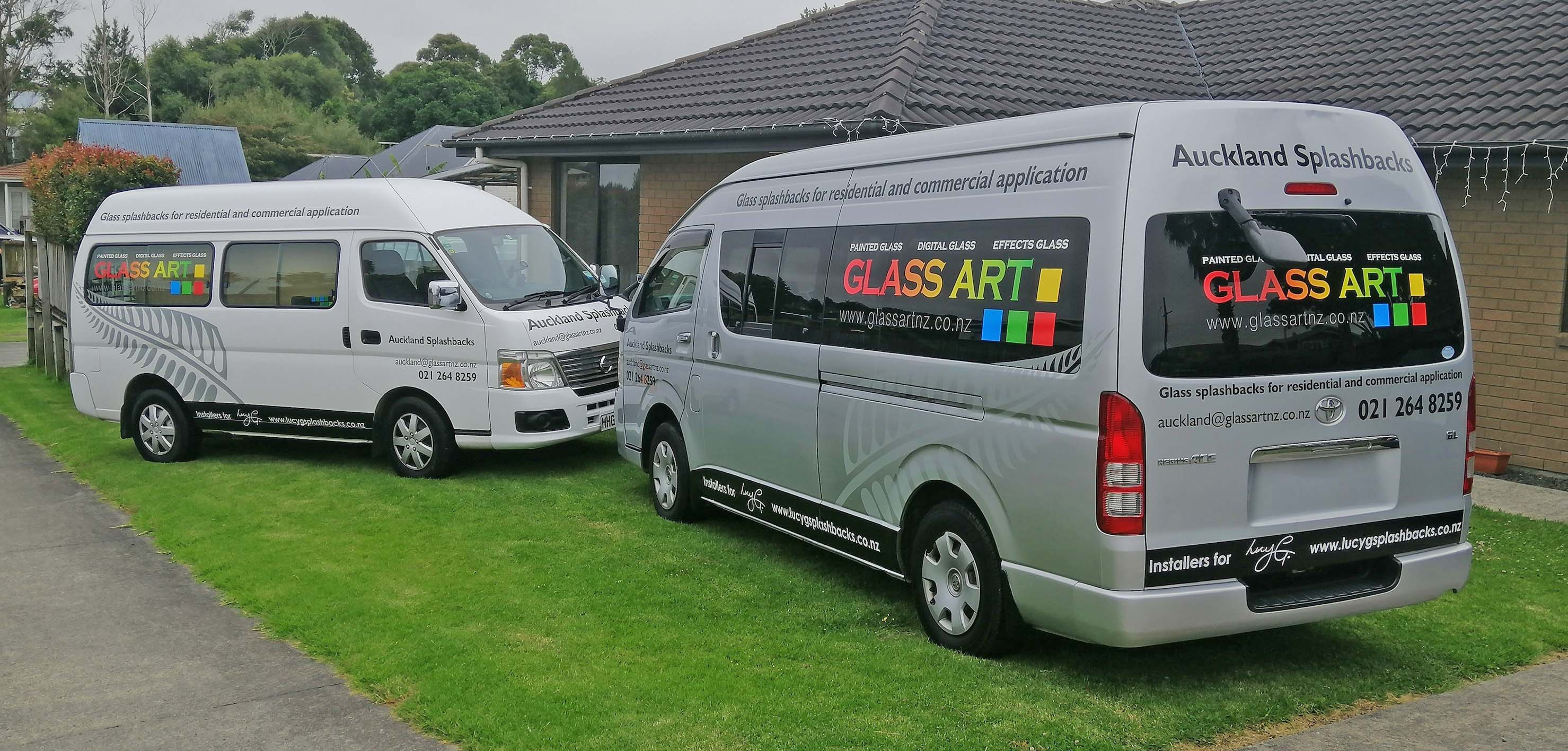 Glass Art Auckland Vans